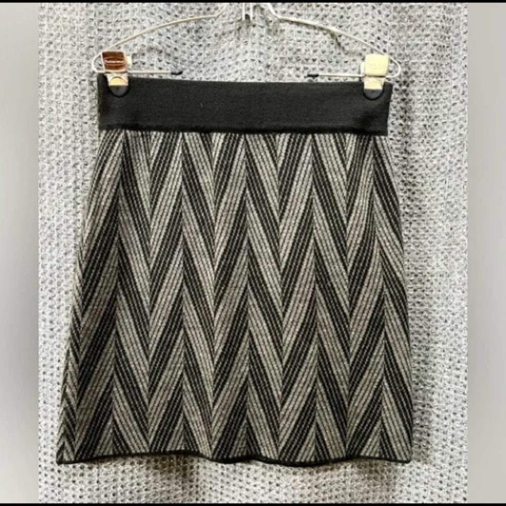 Willi Smith Sweater Skirt Geo Design Size Medium